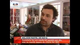 Melhor Pastel de Nata de Lisboa  Pastelaria Aloma  Reportagem SIC [upl. by Barger]