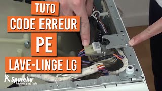 Code erreur PE sur un lavelinge LG que faire [upl. by Amalbergas981]