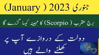 SCORPIO January 2023 Horoscope Love Money amp Career محبت، پیسہ اور کیریئر کے لیے پیشین گوئیاں [upl. by Nel]