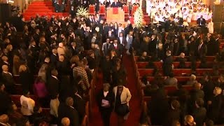 Fight Breaks Out At Bobbi Kristinas Funeral [upl. by Haukom638]