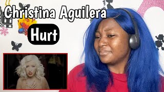 Christina Aguilera  Hurt Reaction First Time [upl. by Nibbs]