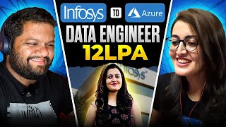 INFOSYS to Azure DATA ENGINEER🔥12 LPA Salary  She Wanted To Become Software Engineer [upl. by Namqul]