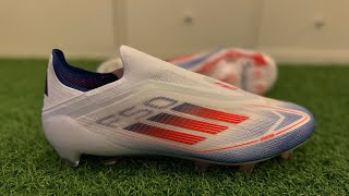 Adidas F50 Laceless Elite FG Boots Review  On Feet amp Unboxing ASMR🔊 4K [upl. by Nrojb]