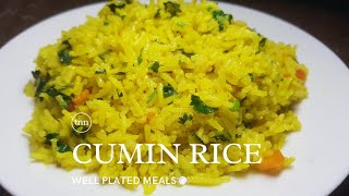 CUMIN RICE RECIPESIMPLE RICE RECIPE [upl. by Ilyak112]