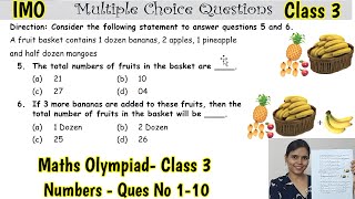 Olympiad Exam for Class 3 Maths 2023  Maths Olympiad Mock Test for Class 3  IMO Class 3 [upl. by Mharba362]