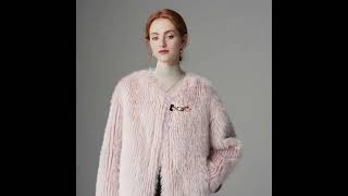 EcoFriendly Fur Jacket Fibflxs Collarless Faux Fox Fur Jacket [upl. by Hallam28]