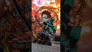 Tanjiro acrylic sheet art shorts demonslayer anime [upl. by Lon]