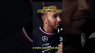 Lewis Hamilton Savagely avoids Lando and Max Collision Question f1 [upl. by Neelik]