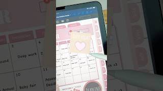 Plan October with me  Digital Planner  Planning  Pink  Kawaii  Ipad [upl. by Vivi]