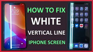 How To Fix White Vertical Line On iPhone Screen 2024 Updated [upl. by Eziechiele]