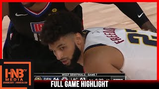 Nuggets vs Clippers Game 7 91520  2nd Round  Full Highlights [upl. by Atima]