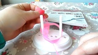 PAPERMANIA EASY BOW MAKER CRAFT REVIEW [upl. by Grekin]