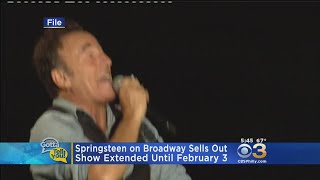 Bruce Springsteen Extending Run On Broadway After Tickets Quickly Sell Out [upl. by Nnaynaffit]