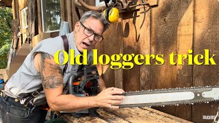 STOP Throwing chainsaw Bars away loggers magic trick [upl. by Fotina221]