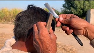 100 Year Old ASMR Fast Hair Cutting With Barber Old [upl. by Sucrad592]