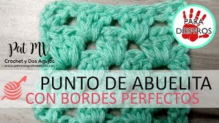 Punto de Abuelita a Crochet  Tutorial [upl. by Rese905]