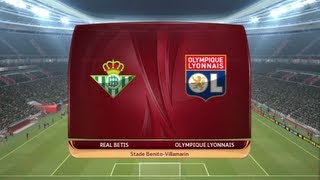 Betis  Olympique Lyonnais PES 2014  C3 League Groupe I  1ère Journée  CPU Vs CPU [upl. by Utley]