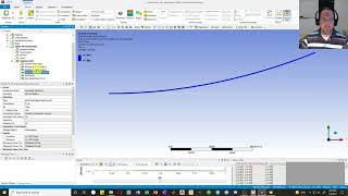 Nonlinear Geometry and Large Displacement Analysis  FEA using ANSYS  Lesson 7 [upl. by Esiuqcaj]