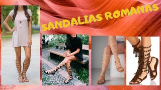 SANDALIAS ROMANAS EN TENDENCIA 💖SANDALIA GLADIADORA😱ROMAN SANDAL [upl. by Ailegave]