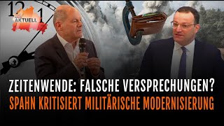 Zeitenwende Spahn kritisiert militärische Modernisierung [upl. by Harragan266]