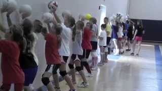 Middle School Volleyball Camp  TN Volleyball Association [upl. by Labanna934]