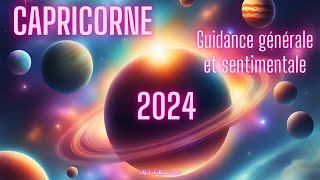 Capricorne ♑️ Votre année 2024 🔮 Guidance générale et sentimentale ✨🌟 [upl. by Eetak]