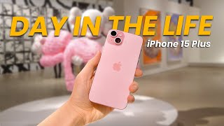 iPhone 15 Plus  Day In The Life Review Battery amp Camera Test [upl. by Gorges]