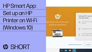 Set up your HP Printer with HP Smart amp activate HP if offered Windows 10  HP Support [upl. by Aysab]