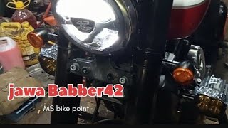 fog light installationJawa 42 bobber for hjg [upl. by Hendren]