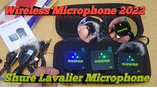 SHURE WIRELESS LAVALIER MICROPHONE  UNBOXING amp QUICK REVIEW wirelessmic lavaliermic lavalier [upl. by Nodlehs]