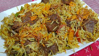 Masala Pulao Jo Kisi Biryani Se Kam Nahi  Muslim Style Masala Pulao [upl. by Wolcott]