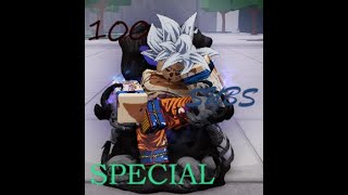 PLAYING AS GOKU IN TSB 100 SUBS SPECIAL [upl. by Clare]