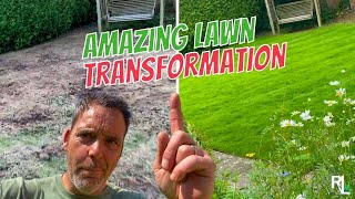 WHAT AN AMAZING LAWN TRANSFORMATION  LAWN CARE [upl. by Adiaj]