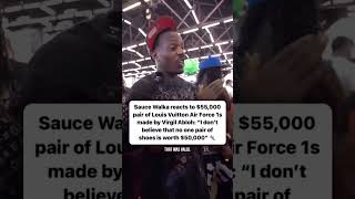 Sauce walka speaks on sneakers not being worth 55000 dollars [upl. by Christiansen988]