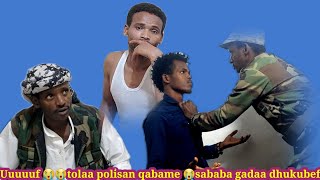 Uuuuuf😭😭tolaan policeni qabame😭😭sababaa gadaa dhukubeen qabamee🙆🙆 [upl. by Nerland]