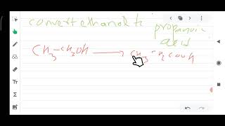 Convert ethanol into propanoic acid  old is gold questions Neb class 12 organic chemistry [upl. by Ynad406]