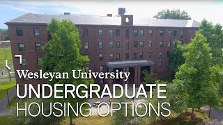 Wesleyan University Undergraduate Residence Options [upl. by Ahsinam77]