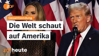 So reagiert die Welt auf Trumps Sieg bei der USWahl  auslandsjournal spezial [upl. by Neyugn]