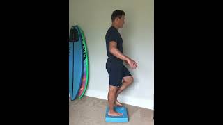 Single Leg Balance on Foam Pad [upl. by Deehsar]