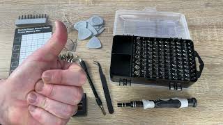 135 in 1 Feinmechaniker Werkzeug Set Mini Schraubenzieher 135pcs repair tool Unboxing amp Anleitung [upl. by Kcajyllib]