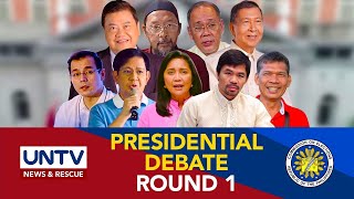 The First Presidential Debate Comelec PiliPinas Debates 2022  March 19 2022 [upl. by Enrico]