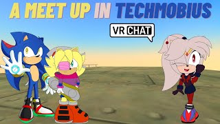 A MEETUP IN TECHMOBIOUS Dimensional Peace Meets AG wAlex While Board Riding  VRChat [upl. by Gmur]