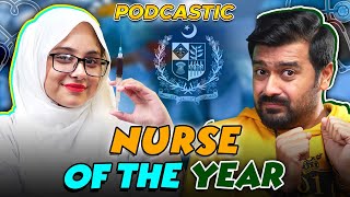 Nurse of the Year ft MoonvlogsOfficial  Umar Saleem  Podcastic  42 [upl. by Nwahsek]