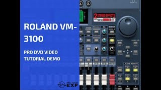 Roland VM3100 Pro DVD Video Tutorial Demo Review Help [upl. by Sol]