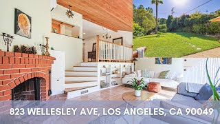 823 Wellesley Ave Los Angeles CA 90049 [upl. by Takakura772]