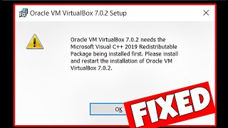 How To Fix VM Needs The Microsoft Visual C2019 Redistributable In Windows 108711 [upl. by Elyak648]