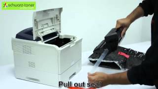 Xerox Phaser 3600 Toner Cartridge Replacement  user guide 106R01370106R01371106R01372 [upl. by Venus]