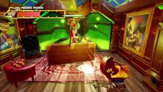 Crash Bandicoot N Sane Trilogy  Crash 1  Pinstripe Potoroo [upl. by Orling743]