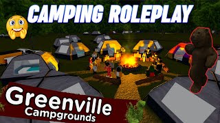 BEARS CAMPING ROLEPLAY IN GV  ROBLOX  Greenville [upl. by Nevak253]