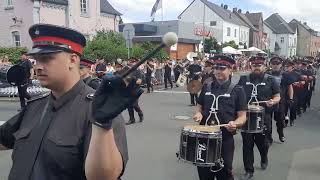 Schützenfest NeussHolzheim 03 Juli 2022 Der Aufmarsch zur Königsparade [upl. by Bunting]